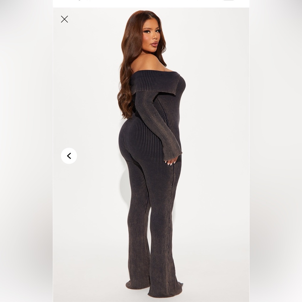 Fashion Nova Black Boot Cut Jumpsuit